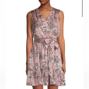 Sam Edelman Sleeveless Paisley Wrap Midi Dress